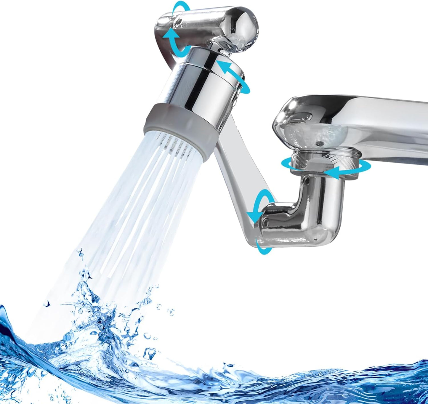 Extensión Flexible de Grifo Universal 1080° | Para Baño y Cocina ✅