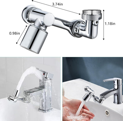 Extensión Flexible de Grifo Universal 1080° | Para Baño y Cocina ✅
