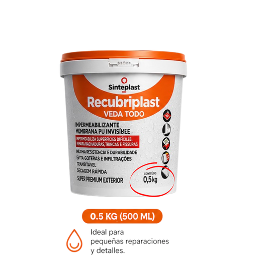 Sellador Impermeabilizante para Humedad, Goteras y Filtraciones - Recubriplast