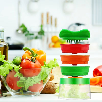 CORTADOR EN ESPIRAL DE FRUTAS Y VERDURAS 3 EN 1 ✅
