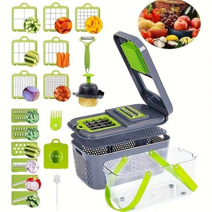 CORTADOR MULTIFUNCION DE ALIMENTOS 22 EN 1 - VEGGIE SLICER ✅