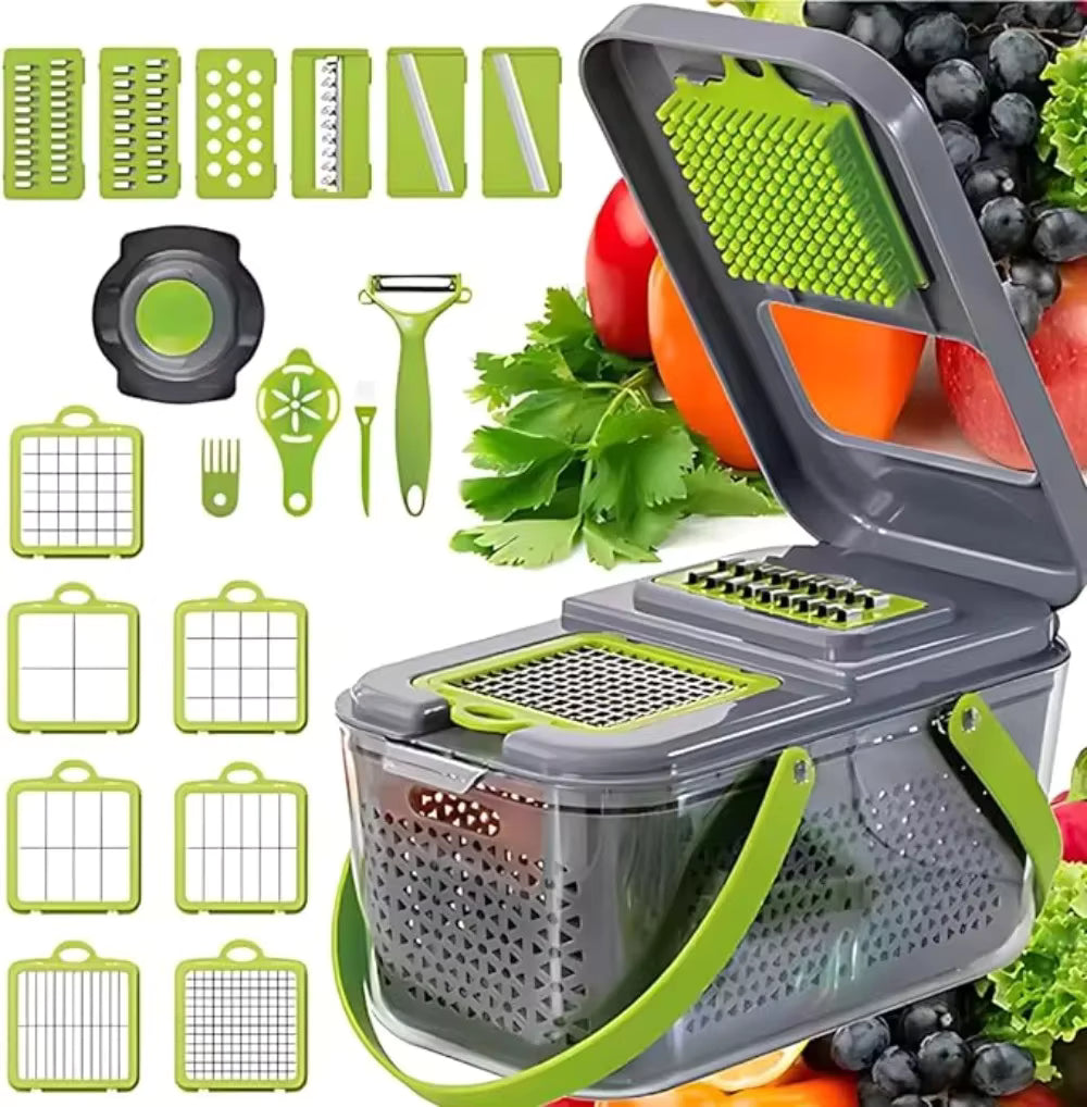 CORTADOR MULTIFUNCION DE ALIMENTOS 22 EN 1 - VEGGIE SLICER ✅